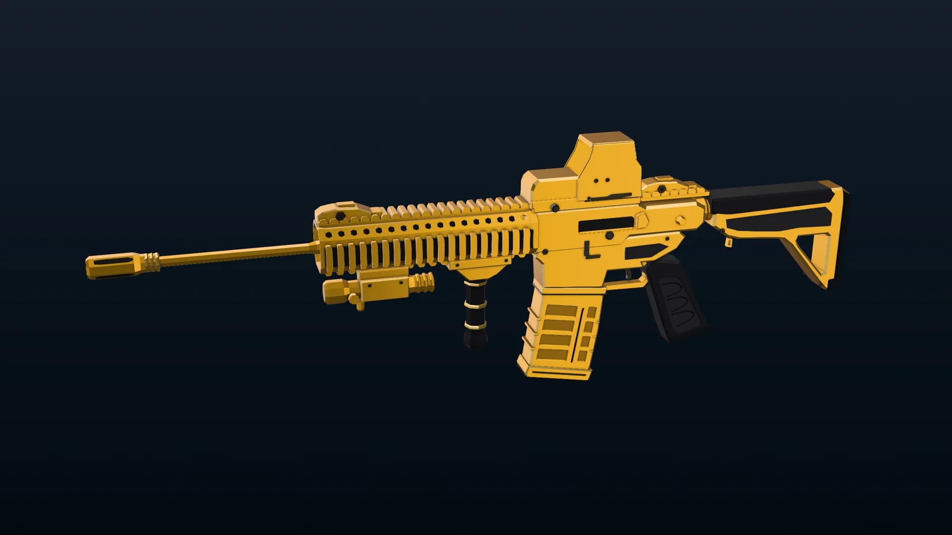 Fusil d'assaut BLACKPOINT, édition Gold
